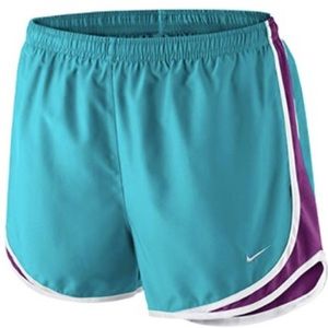 Blue and Purple Nike Running Shorts